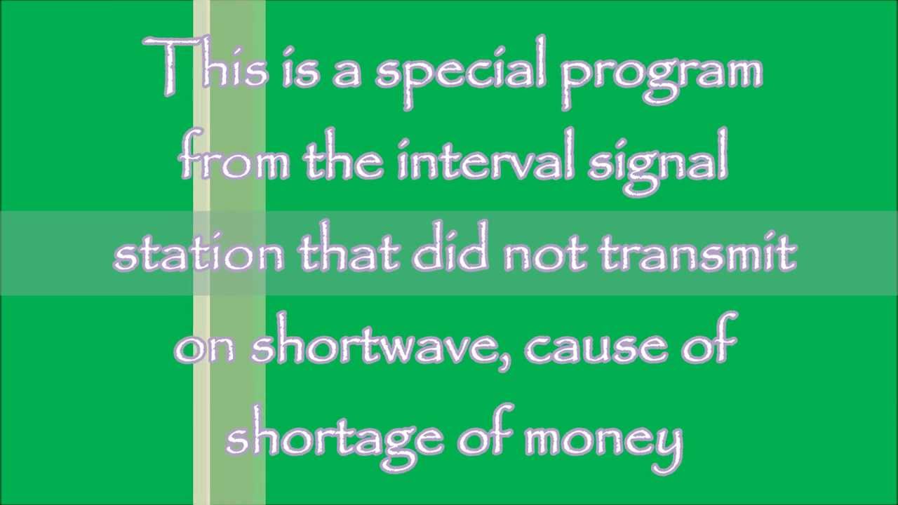 Interval signal station - special with a lot of interval signals