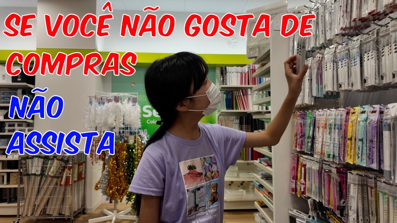 COMPRANDO CANETAS PARA DESENHO - 13042024