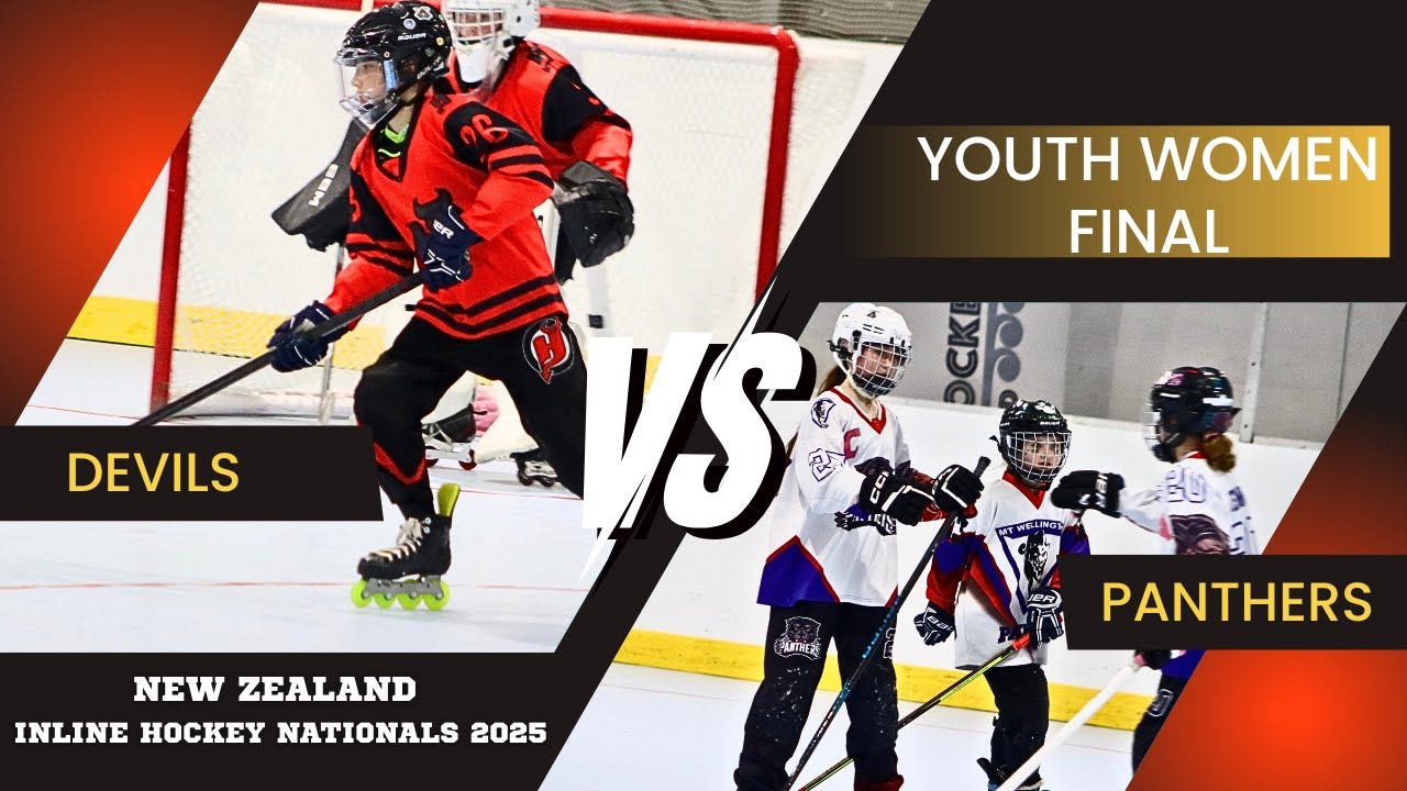 Youth Women Final Devils vs Panthers at Inline Hockey Nationals 2025 - with goal replay