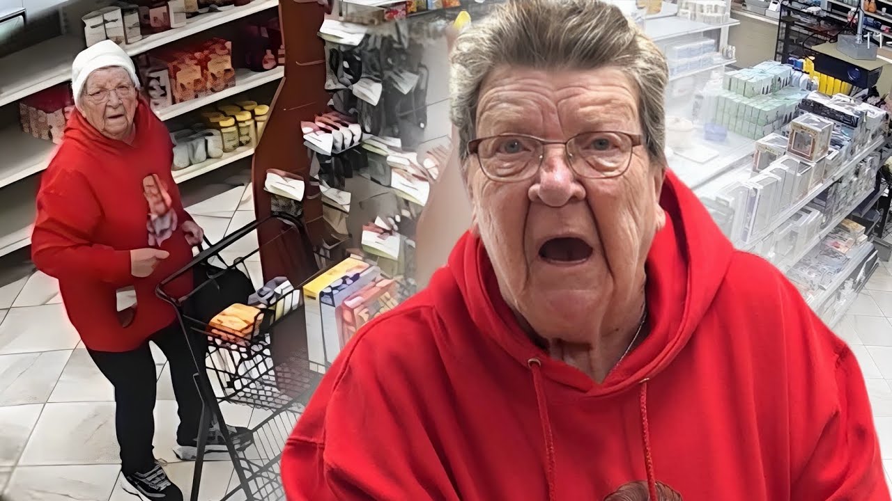 ANGRY GRANDMA CAUGHT STEALING!