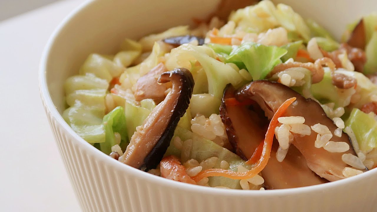 Vegetable Fried Rice - Taiwanese Cabbage Rice