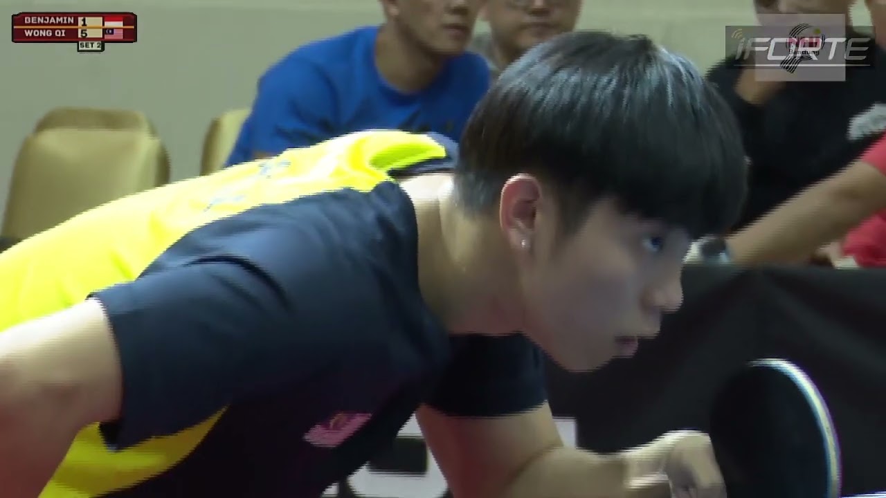 Benjamin ( INA ) vs Wong Qi Sheng  ( MAS ) ASEAN FRIENDLY MATCH MANGGUNG XIOM TABLE TENNIS CENTER