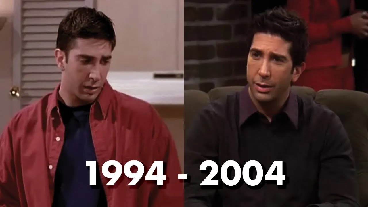 Ross Geller | Then and Now | Friends | 1994 - 2004