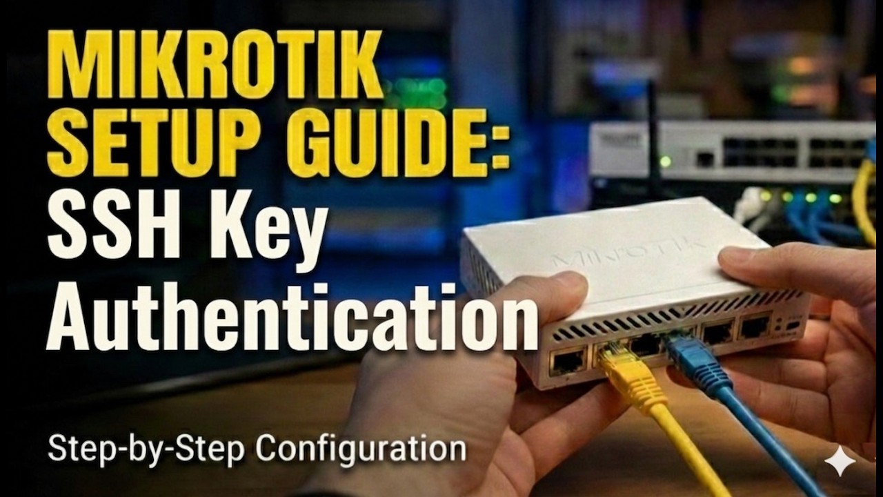 🔐How to Set Up SSH Key Authentication on MikroTik Router (Step-by-Step Guide)