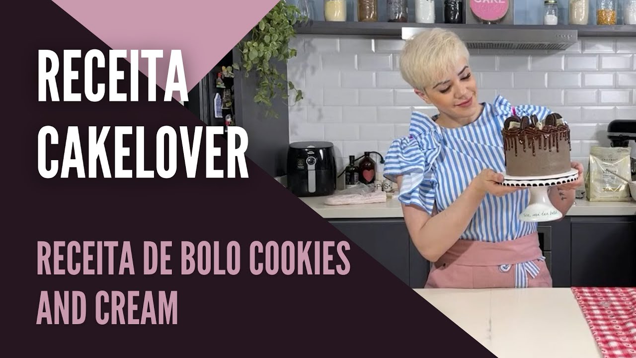 RECEITA DE BOLO COOKIES AND CREAM