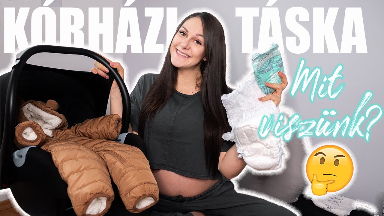 MI KERÜL A KÓRHÁZI TÁSKÁMBA?🤰🏻👶🏻