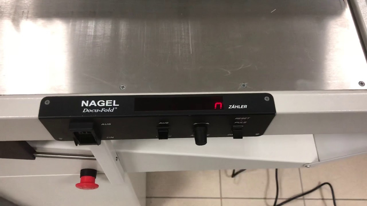 Nagel Docufold- Morgana Junior folding machine