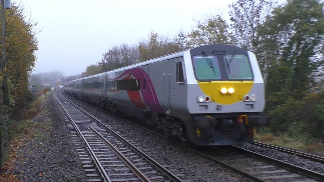 206 & DD set 9002 on Enterprise services @ Hilden & Dublin Connolly (17/18-11-2015)