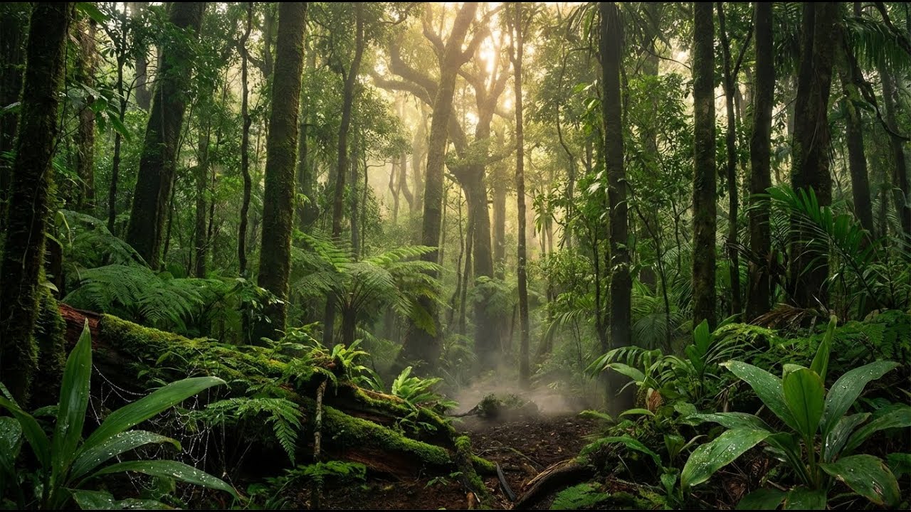 Rainforest Sounds for Sleep & Relaxation | No Music | 45 Minutes