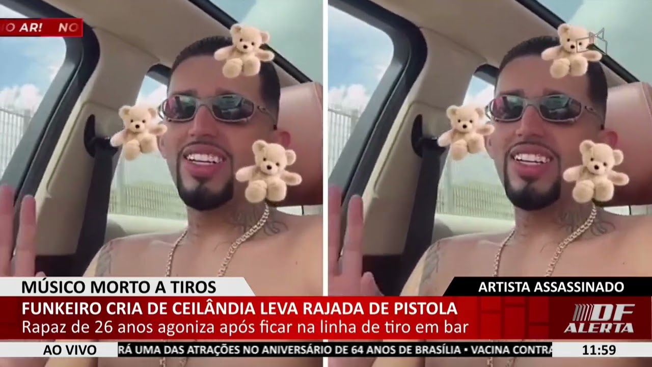 DF ALERTA - Funkeiro cria de Ceilândia leva rajada de pistola