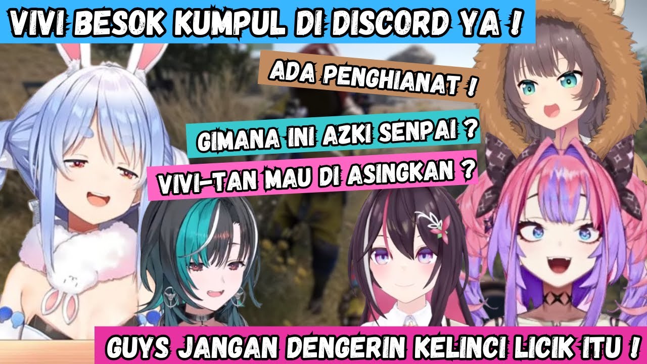 Perang Psikologi Pekora Membuat Vivi Tertuduh Jadi Penghianat Tim | Holo Rust PVP [Hololive Sub Id]