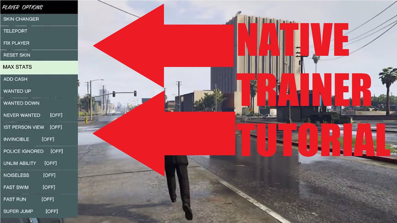 GTA 5 - HOW TO INSTALL NATIVE TRAINER MOD MENU!