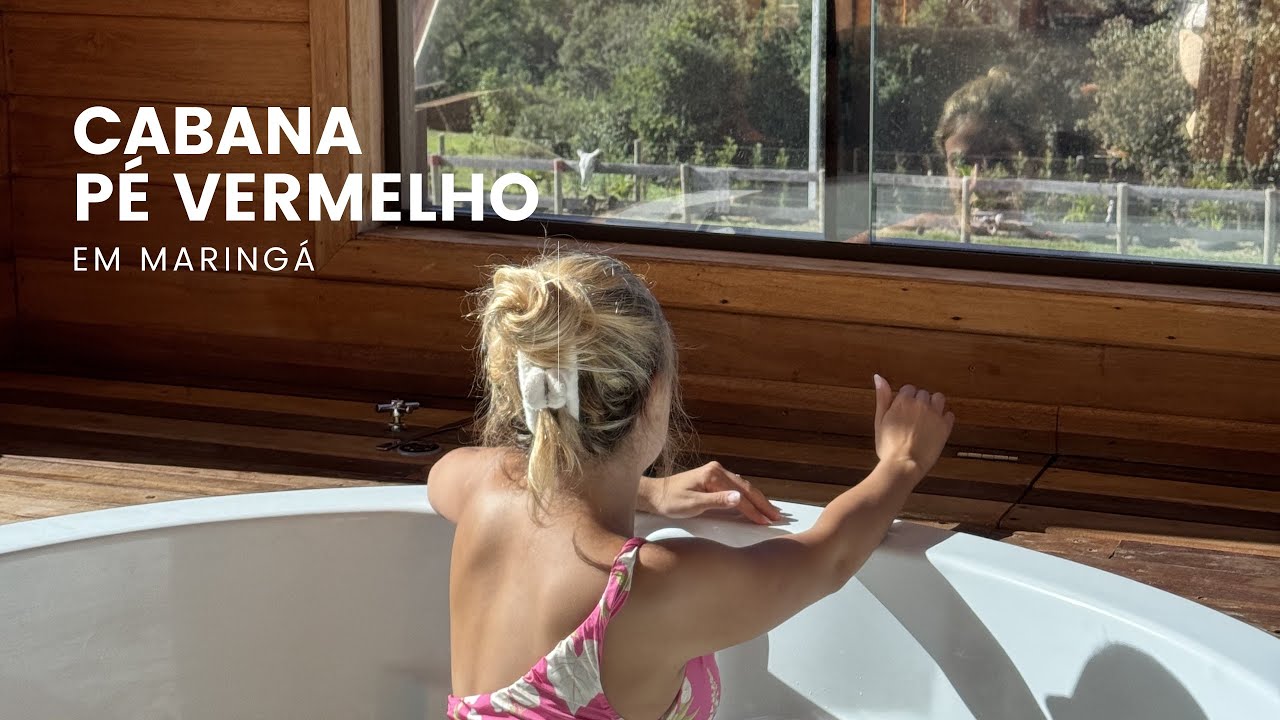 CABANA EM MARINGÁ: Pós casamento na Cabana Pé Vermelho a 30 minutos do centro! 
