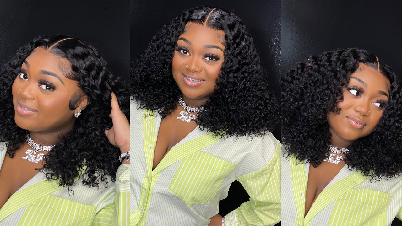 How To Define Curly Hair | Bomb 20 Inch Curly Wig 😍 | Wiggins Hair