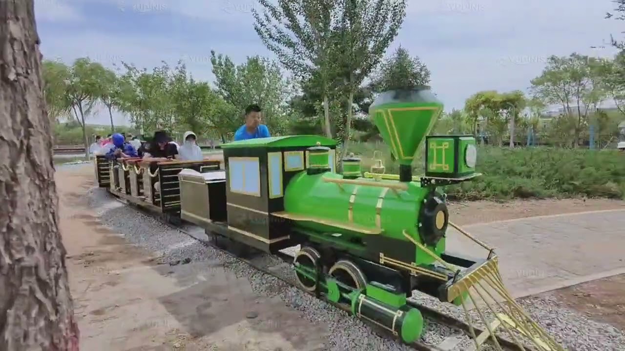 24 seats small city park train and track for sale