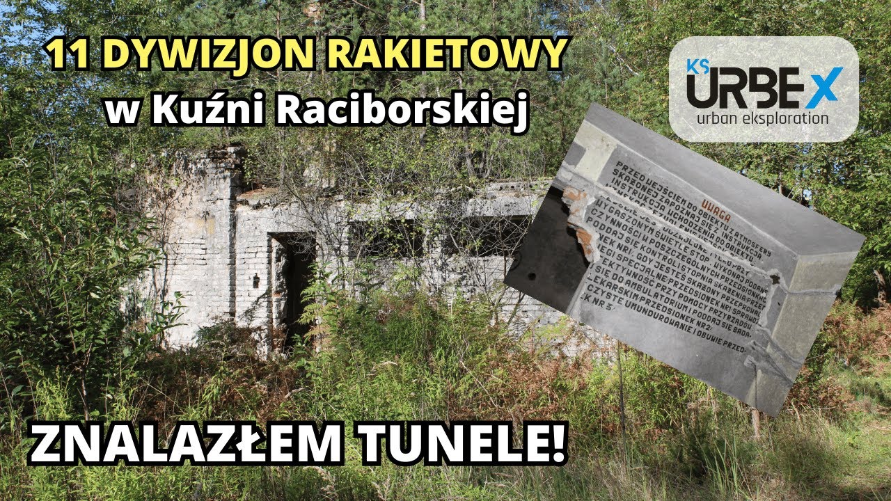 Wchodzę do tunelu - 11 Dywizjon Rakietowy Obrony Powietrznej w Kuźni Raciborskiej // KS URBEX #urbex