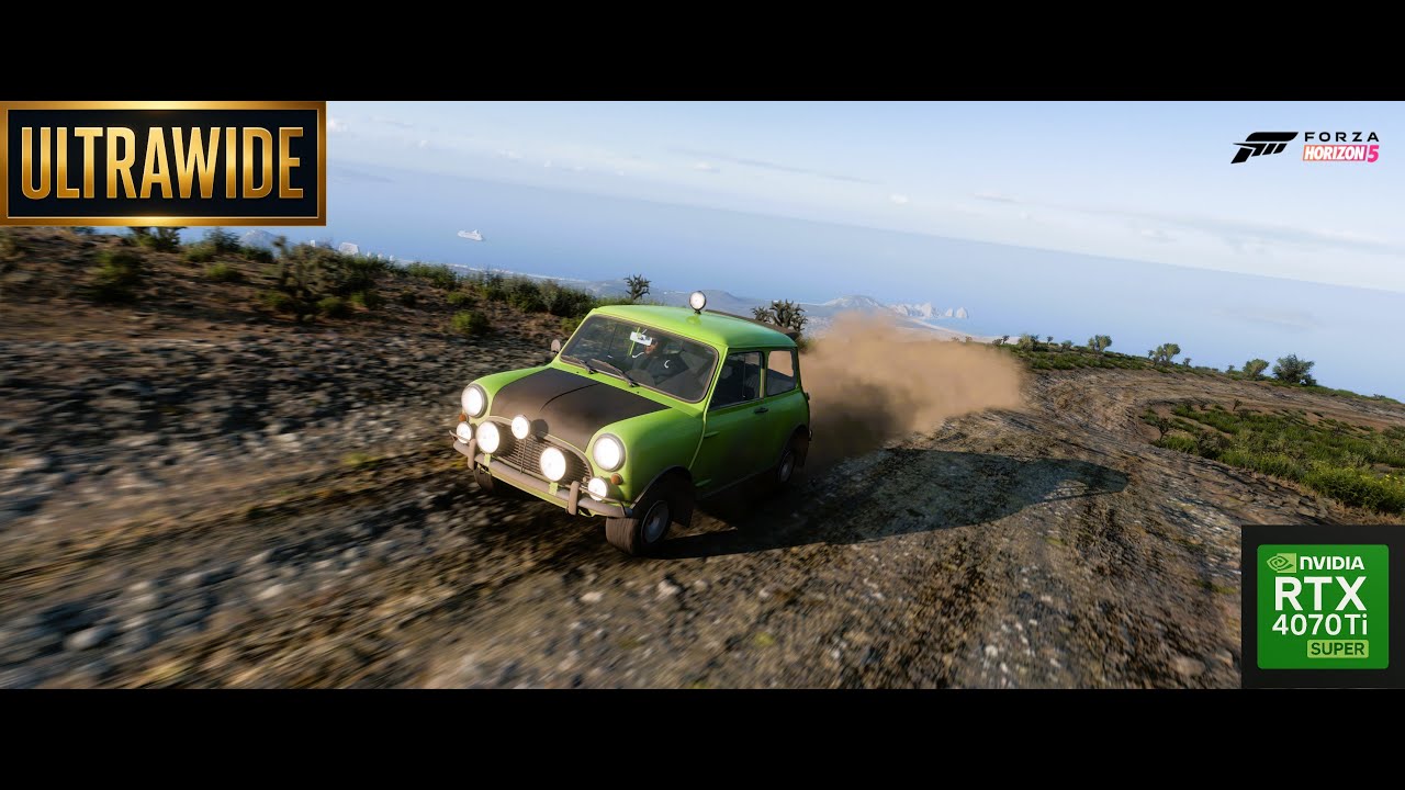 Mini Cooper S - Forza Horizon 5 Offroad - Moza CS V2P Wheel Gameplay - Ultrawide