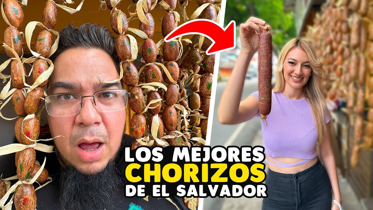CHORIZOS de COJUTEPEQUE EL SALVADOR 🇸🇻 - Comida Salvadoreña