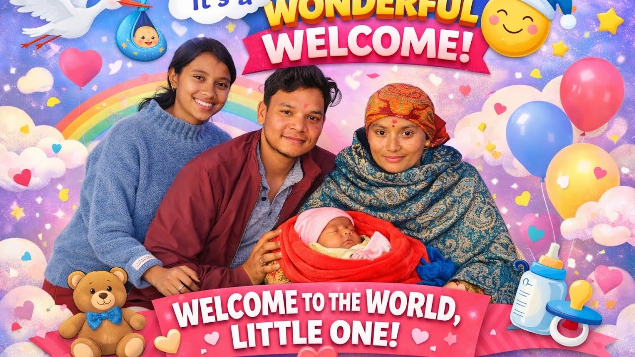 A worm welcome dear New born baby🙏🥰😘 || Aaj humare bade bhai ka new baby huwa hai👇