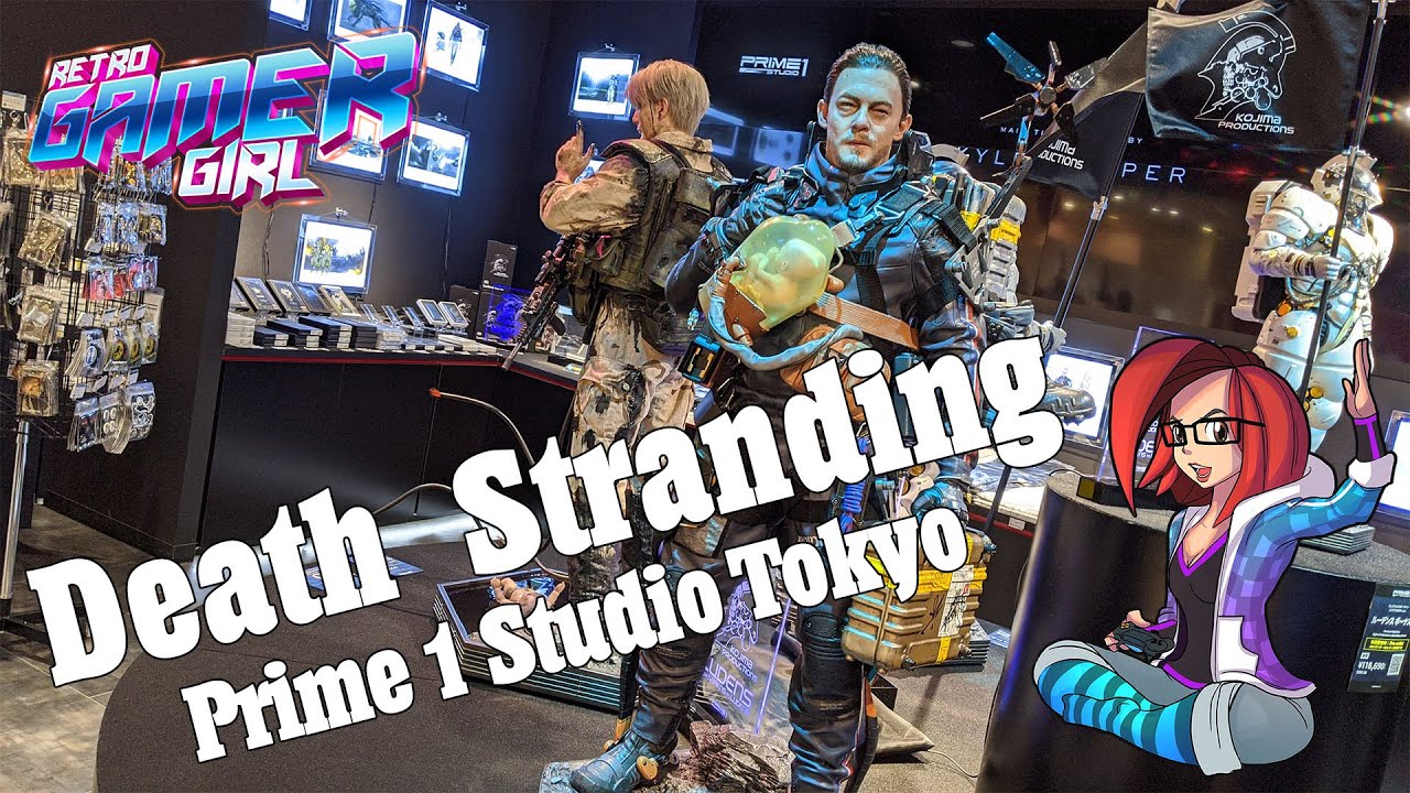 Выставка и прохождение Prime 1 Shinjuku Death Stranding VLOG | Retro Gamer Girl
