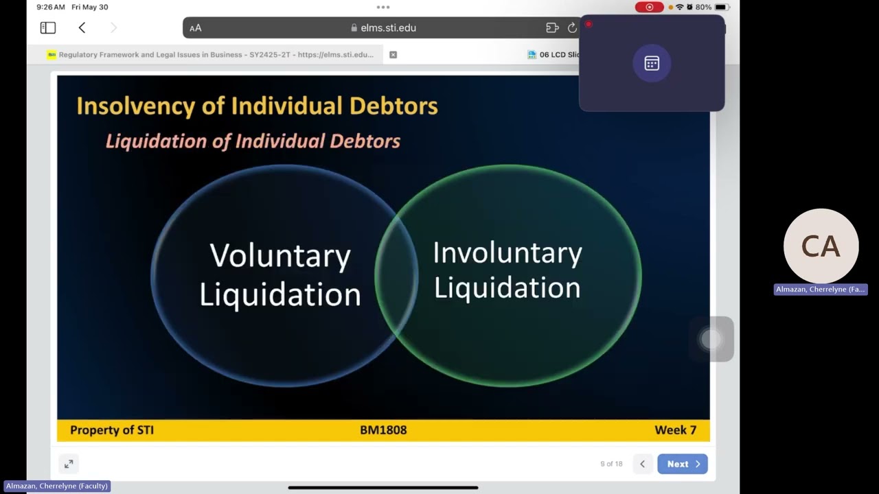 Financial Rehabilatation and Insolvency Act