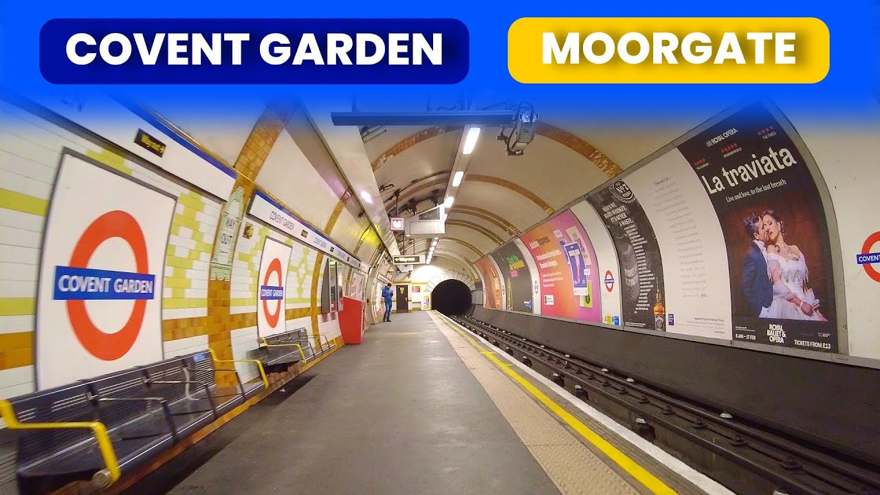 Covent Garden to Moorgate Via King’s Cross | Piccadilly & Circle Line | London Underground