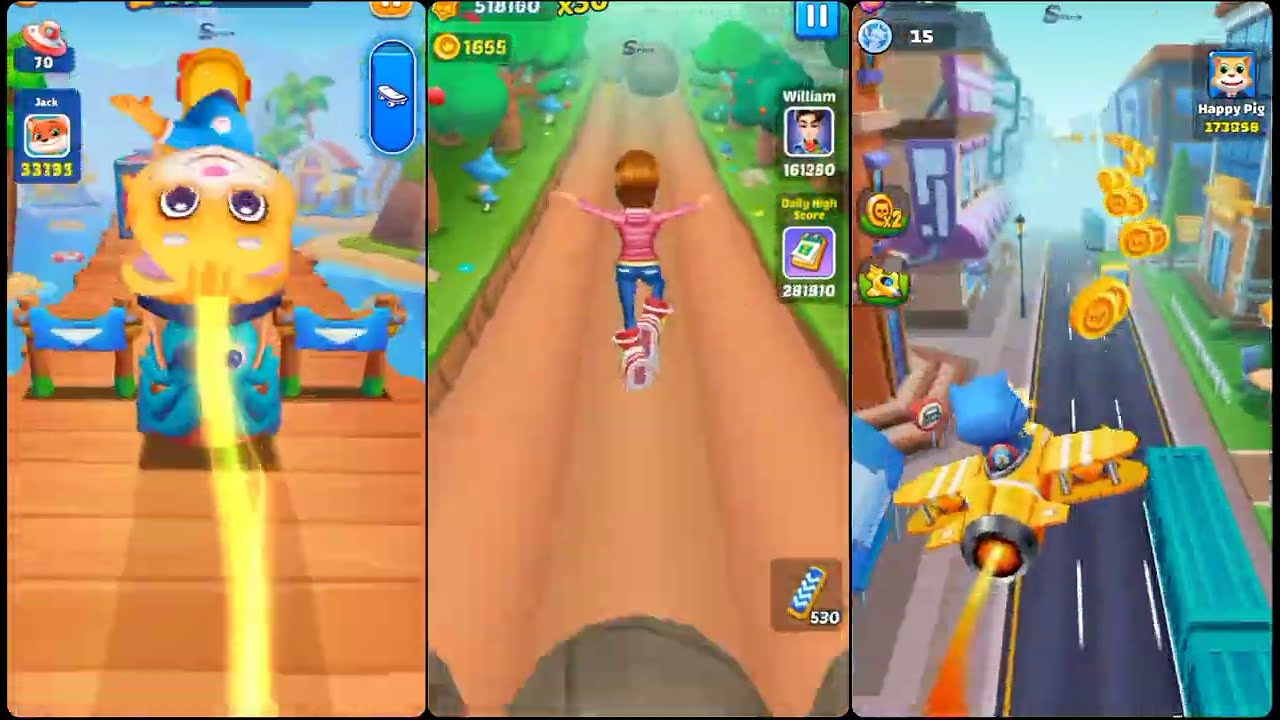 Running Pet VS Subway Princess Runner VS Cat Runner best gameplay 🔥