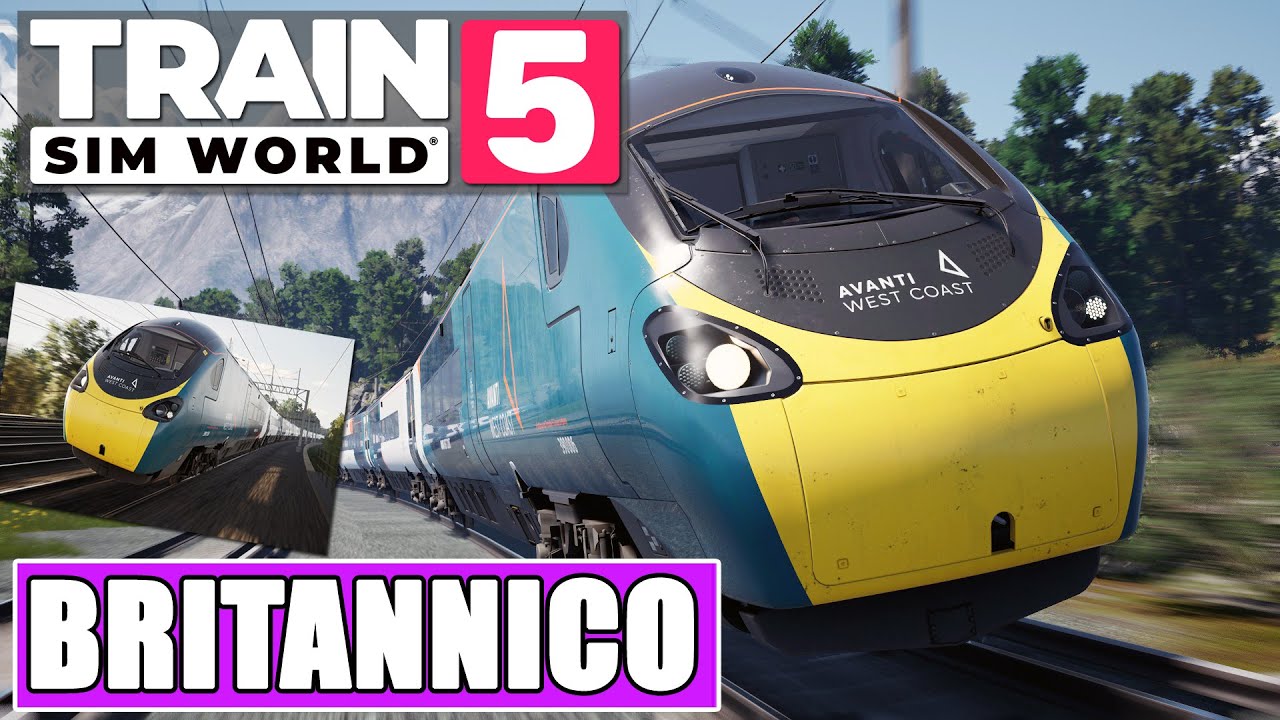 Train Sim World 5 PENDOLINO BR Class 390 | TSW5 West Coast Mainline Gameplay [Deutsch]