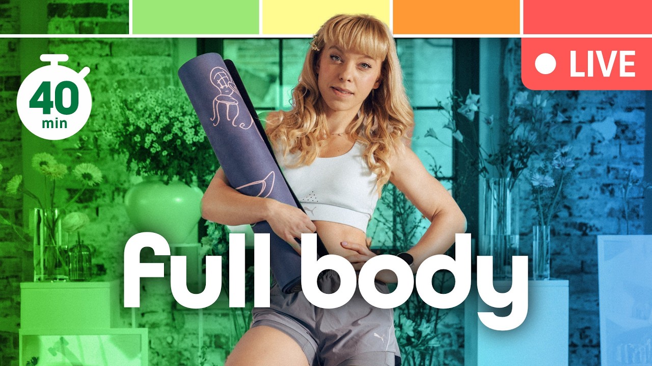 TRENING LIVE: FULL BODY WORKOUT | ŚRODA 19:00 | WYZWANIE FIT WIOSNA 🌸