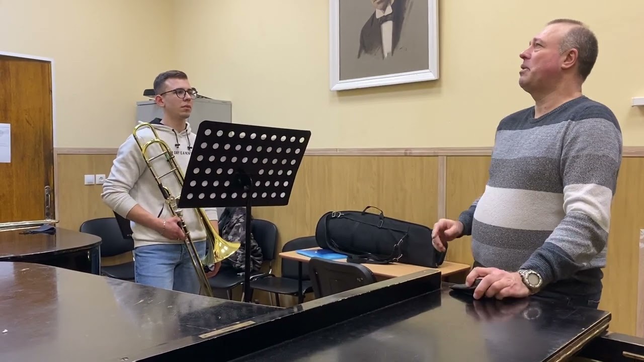 Игнатьев М.А. - Мастер-класс «Концерт для тромбона с дух.оркестром Н.А. Римского-Корсакова»