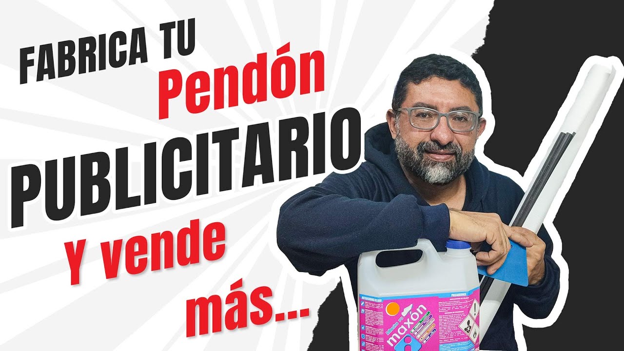 Cómo Hacer Pendones Publicitarios Profesionales en Casa | Tutorial Completo