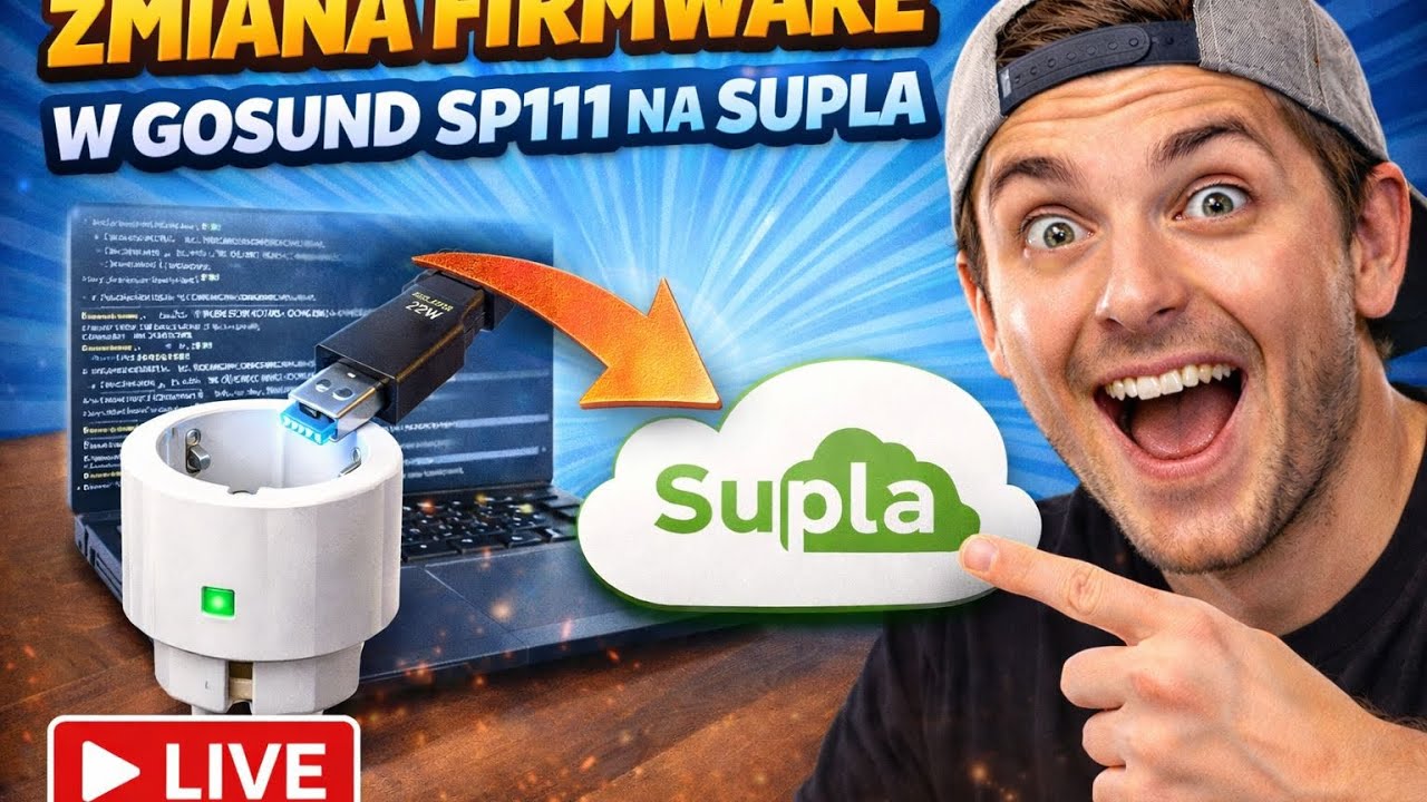 Gosund sp111 zmiana firmware na Supla