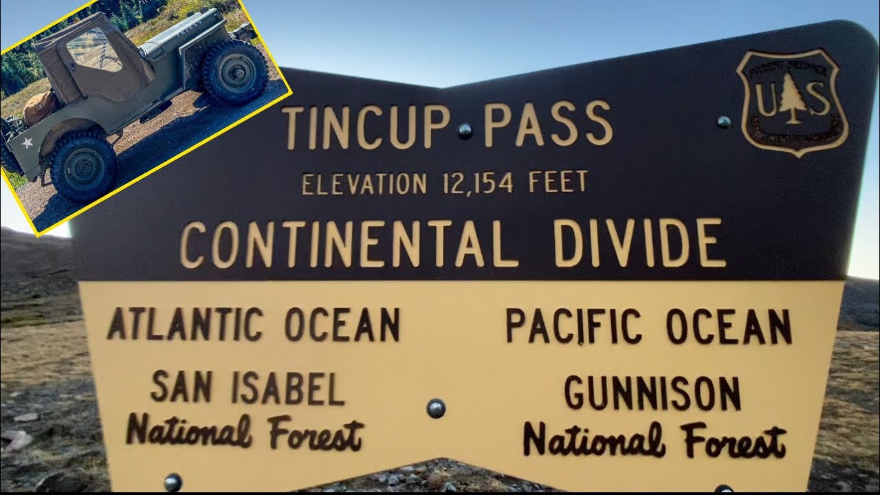 12,154 ft TIN CUP PASS Colorado FCT 24/Willys Jeep/Falt Fender