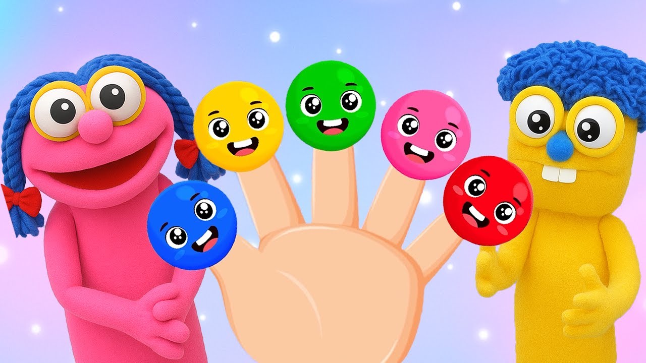 Familia de Dedos de Globos🎈 | Canciones Infantiles | Puppet en Espa&ntilde;ol