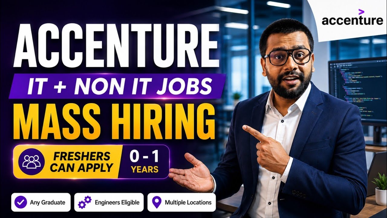 Массовый наём в Accenture 2026🔥| IT + Не IT вакансии | Для начинающих и с опытом 0&ndash;1 год