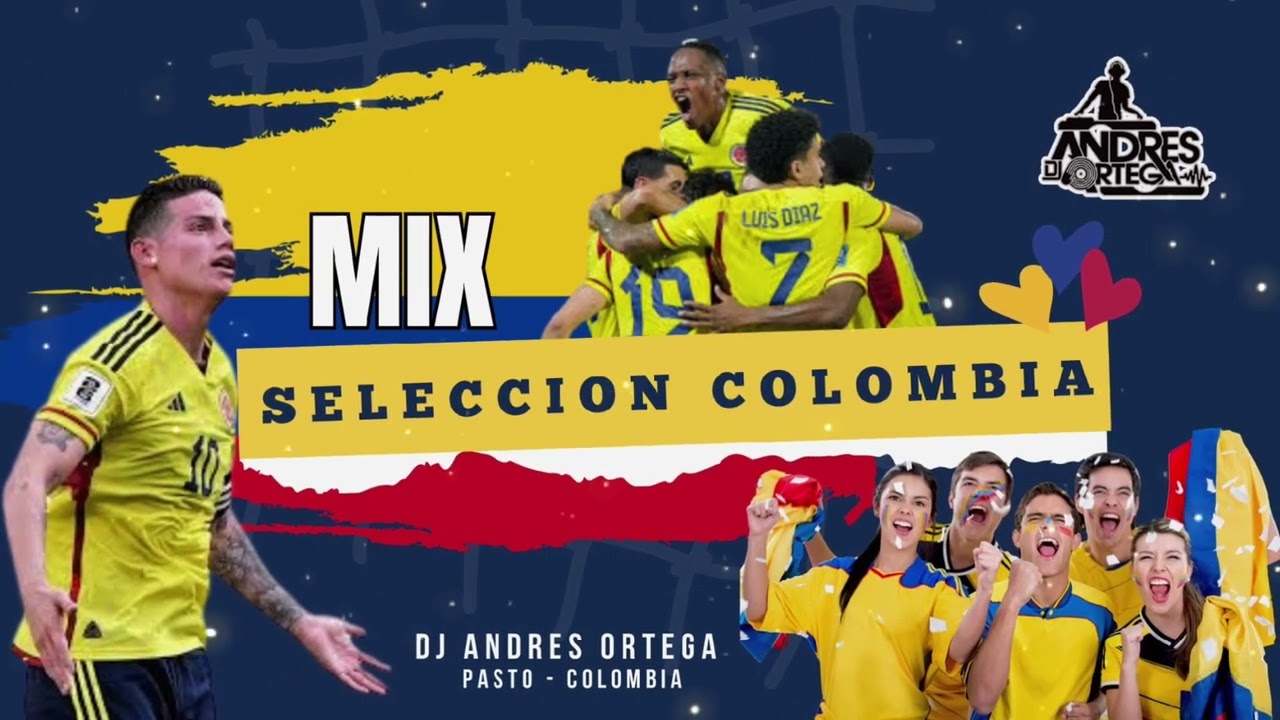 MIX SELECCION COLOMBIA - El Ritmo Nos Une - Ras Tas Tas - Cumbia Colombiana Dj Andres Ortega