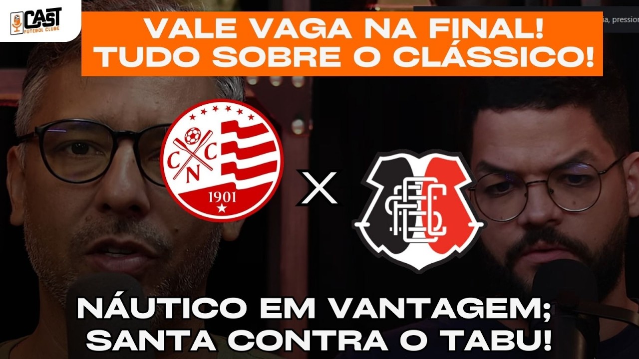NAUTICO E SANTA CRUZ JOGAM CLÁSSICO DECISIVO PELA SEMIFINAL D CAMPEONATO PERNAMBUCANO I CASTFC