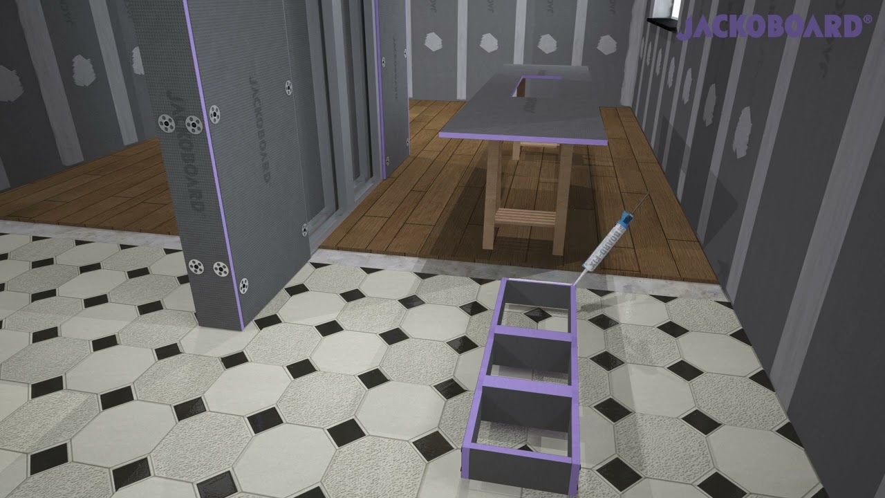 JACKOBOARD Plano – Il pannello per ristrutturazione per personalizzare il bagno.