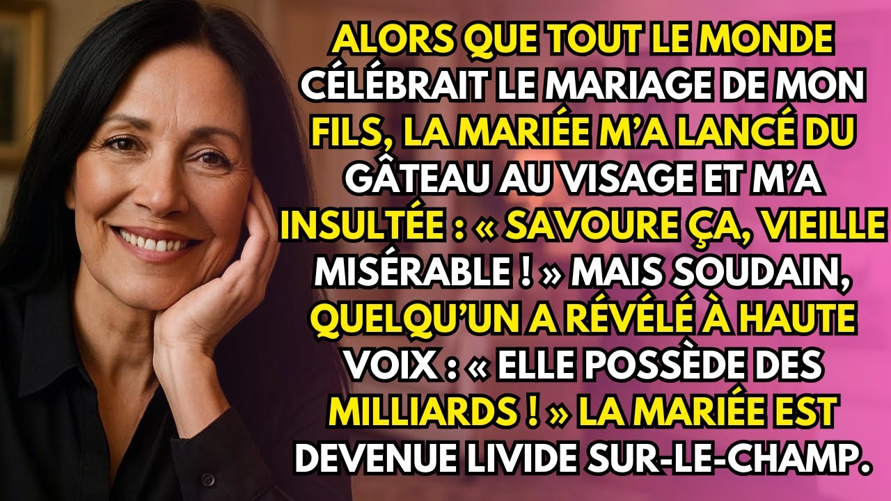 Lors de la cérémonie, la mariée de mon fils m’a couvert de gâteau…mais bientôt, ses larmes coulèrent