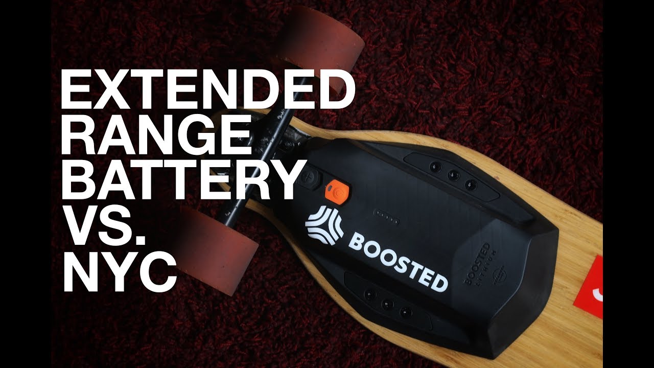 Boosted Board Extended Range Battery Test in NYC!