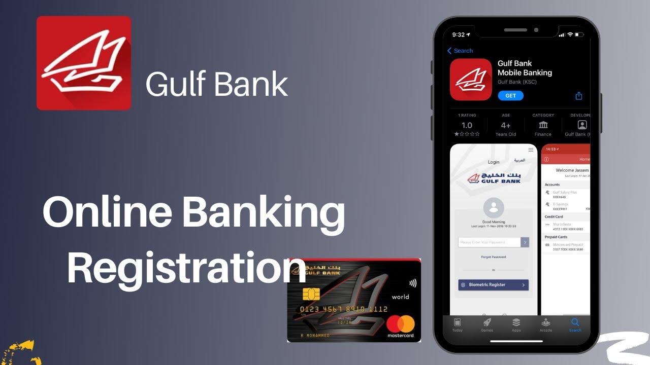 Gulf Bank Mobile Banking | Online Registration