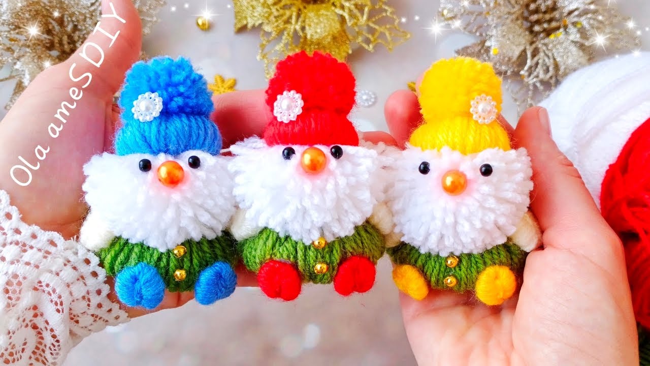 It's so Cute ❤️⭐ DIY Easy Gnome Christmas Ornaments - You will Love It - Christmas Gnomes Craft
