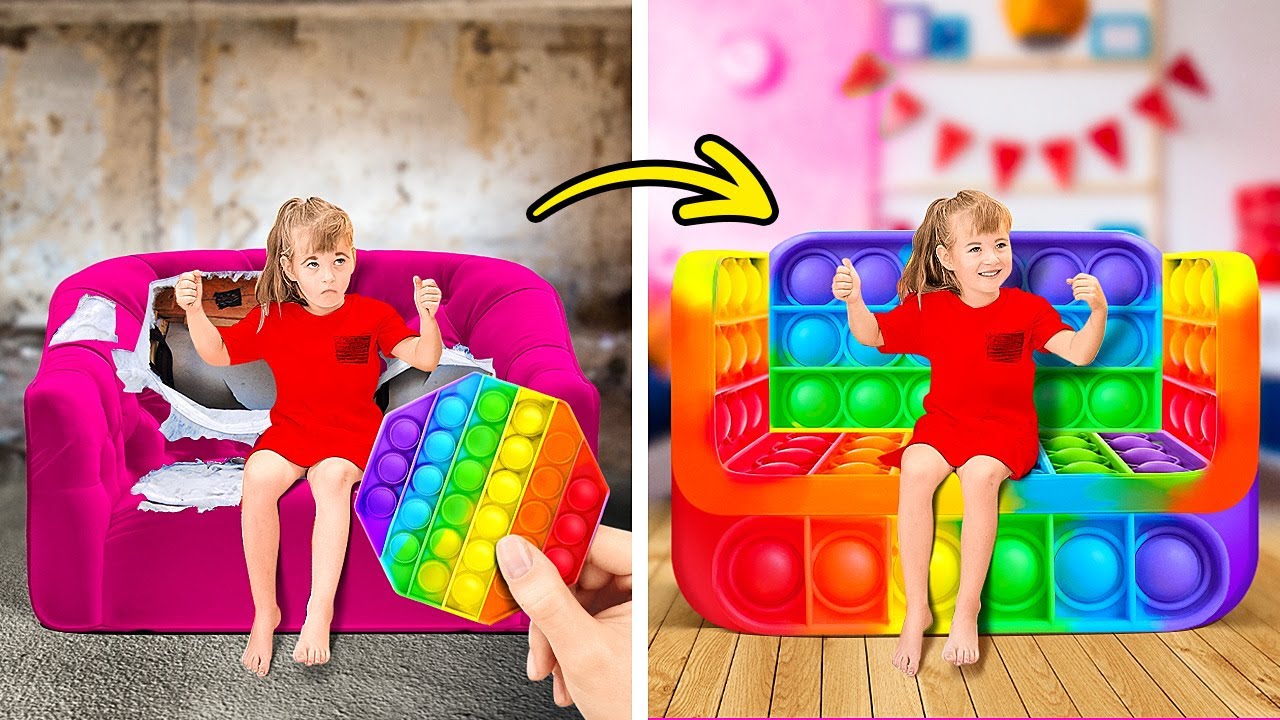 MAKEOVER ESTREMO DI UNA CAMERA DA LETTO || Trasformazioni e tutorial incredibili
