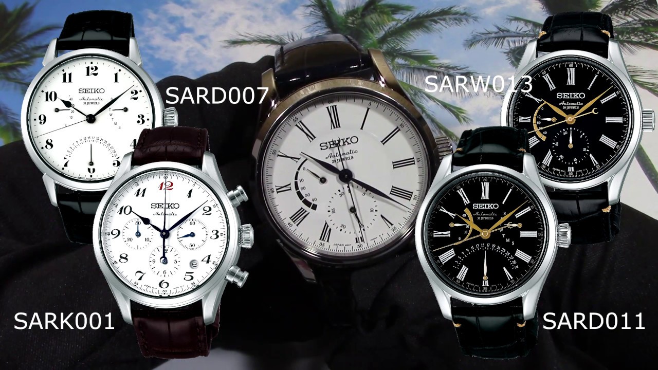 Обзор механических часов Seiko Sarw011 / Seiko presage enamel sarw011 6R27