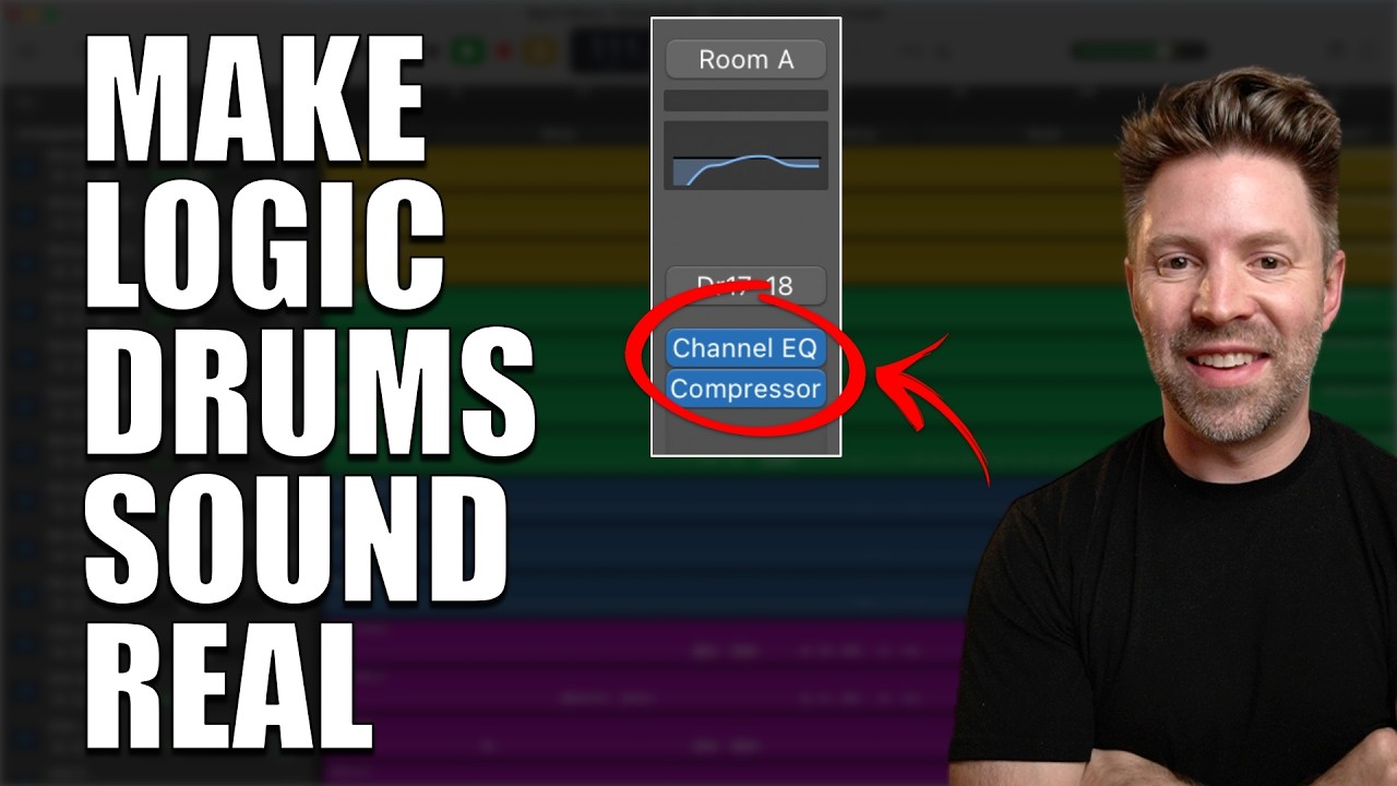 РЕАЛЬНО звучащие LOGIC DRUMS (всего с ДВУМЯ плагинами)