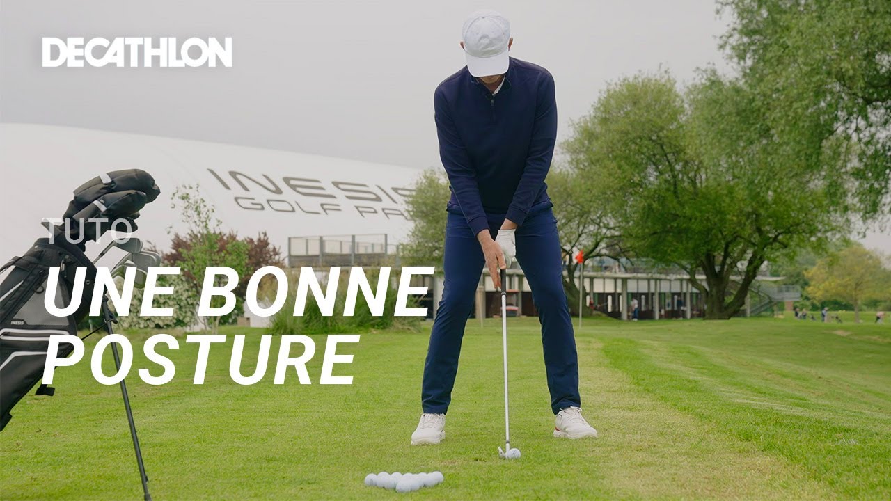 TUTO GOLF - Une bonne posture pour un swing dynamique (Technique / Confirmé) 🏌️‍♀️ I Decathlon