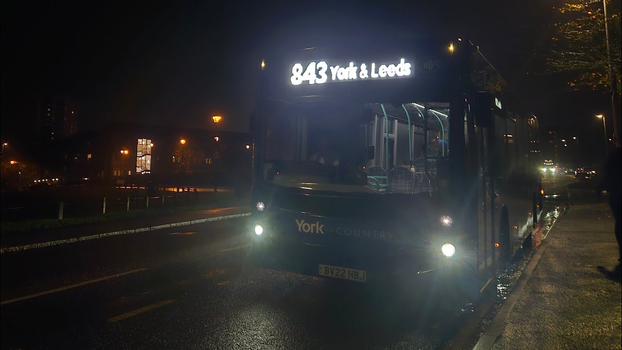 [4K WS] Transdev York 1902 (BV22 HBJ) On The Coastliner 843
