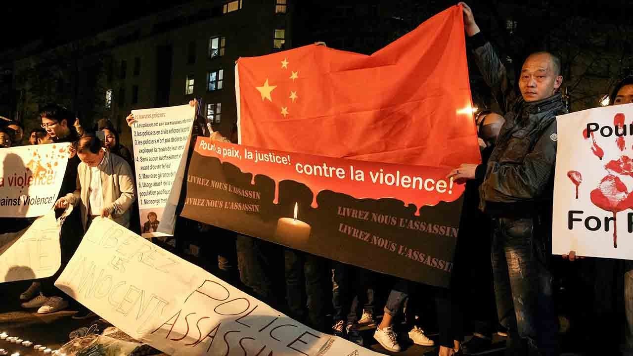 Chinese diaspora in France protests over police shooting of Liu Shaoyao
