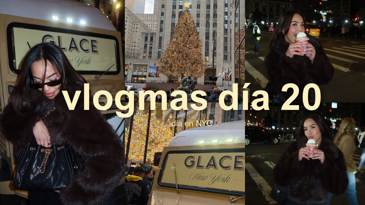 vlogmas dia 20: dia en NYC, por fin pudimos probar Glace y Magnolia Bakery 