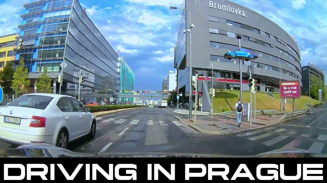 Driving In Prague,Czechia🇨🇿🇪🇺4K@60fps